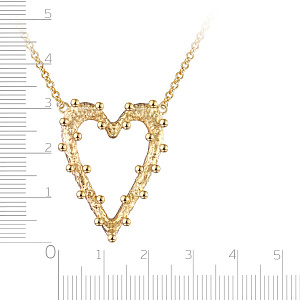 Колье из серебра с позолотой