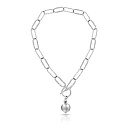 Колье из серебра