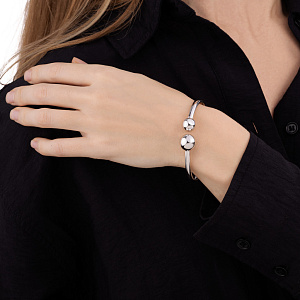 Браслет декоративный из серебра