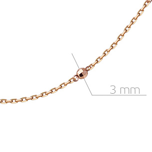 Колье из красного золота