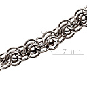 Браслет ручной работы из серебра