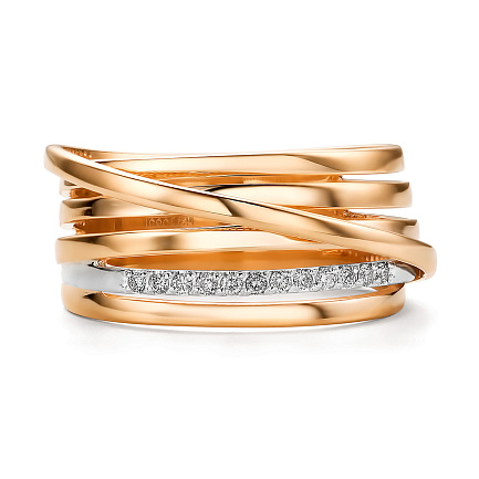 Кольцо из красного золота