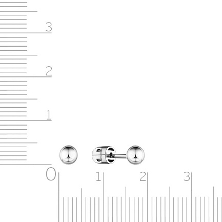 Серьги Пусеты