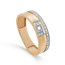 Кольцо из красного золота с бриллиантами