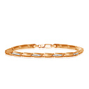 Браслет декоративный из красного золота