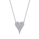 Колье из белого золота с бриллиантами