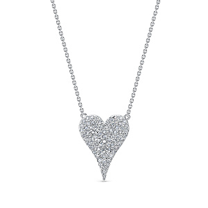 Колье из белого золота с бриллиантами