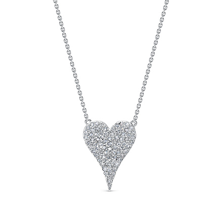 Колье из белого золота с бриллиантами