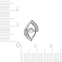 Подвеска из белого золота с бриллиантами