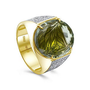 Кольцо из желтого золота