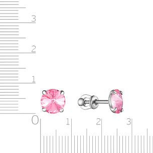 Пусеты из серебра