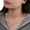 Колье из серебра