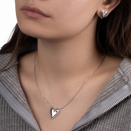 Колье из серебра