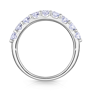 Кольцо из белого золота с бриллиантом