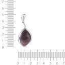 Подвеска из серебра с стеклом
