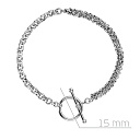 Браслет декоративный из серебра