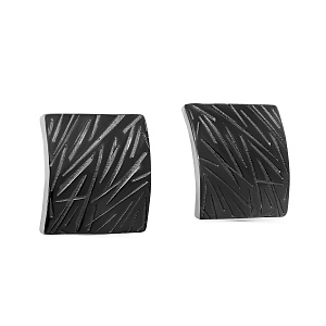 Серьги с английским замком из серебра