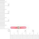 Кольцо из красного золота с топазом, эмалью