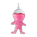 Подвеска из серебра с фианитом