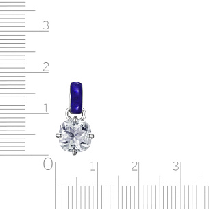 Подвеска из серебра с эмалью