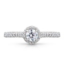 Кольцо из красного золота с фианитом