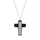 Колье из серебра с эмалью