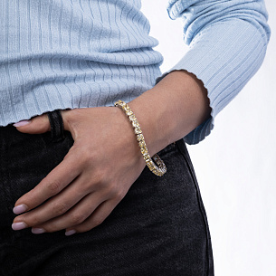 Браслет декоративный из серебра