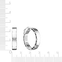 Серьги Конго из серебра