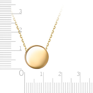 Колье из желтого золота