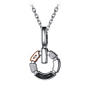 Колье из серебра с бриллиантом