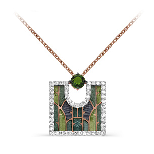 Колье из красного золота