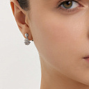 Серьги из белого золота