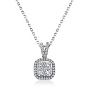 Колье из белого золота с бриллиантами