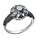 Кольцо из белого золота с бриллиантами