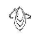 Кольцо из белого золота с бриллиантами