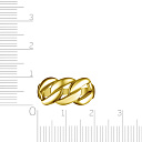 Кольцо из серебра с позолотой