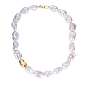 Колье из желтого золота с жемчугом