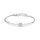 Браслет из белого золота с бриллиантами