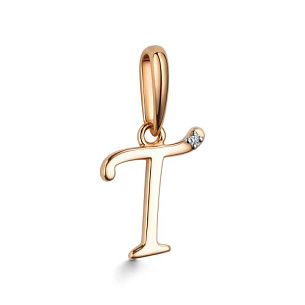 Подвеска из красного золота