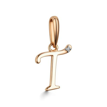 Подвеска из красного золота