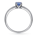 Кольцо из белого золота