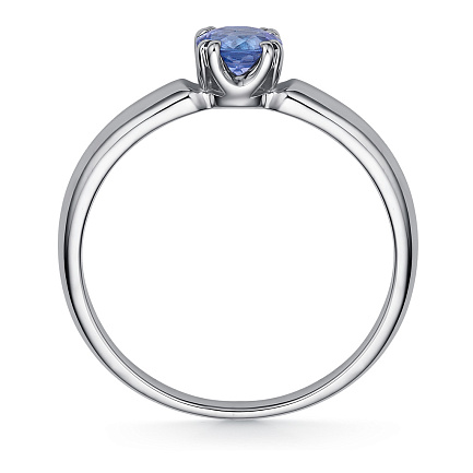 Кольцо из белого золота