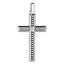 Подвеска из серебра с бриллиантом