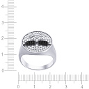 Кольцо из серебра с фианитом