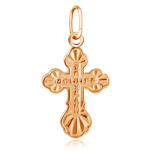Крест из красного золота
