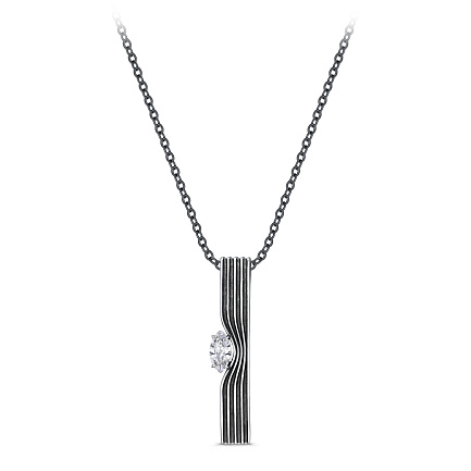 Колье из серебра