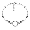 Браслет декоративный из серебра