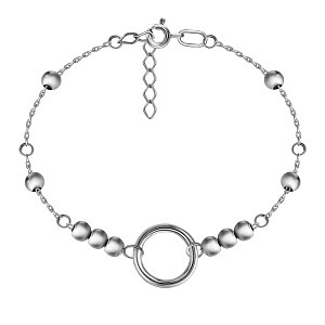 Браслет декоративный из серебра