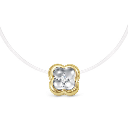 Колье из золота с бриллиантом