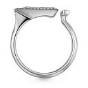 Кольцо из белого золота с бриллиантами